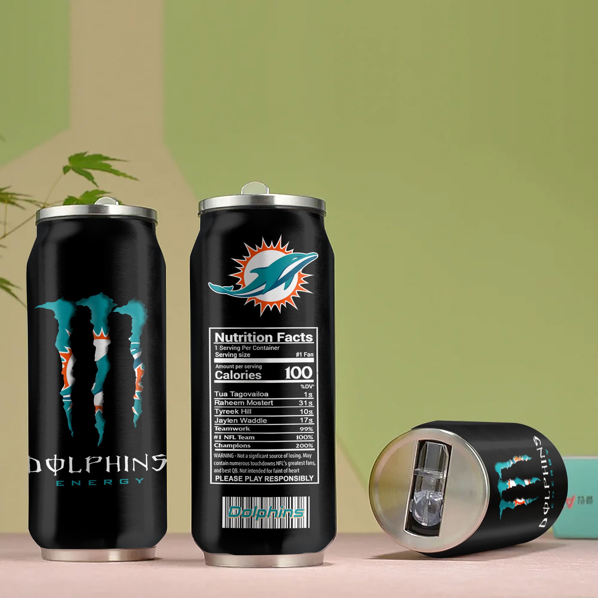 Miami Dolphins Monster Energy 10oz 59913 